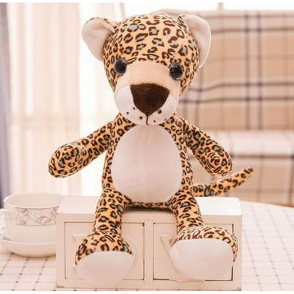 25cm Forest Animals Stuffed Doll Plush Jungle Series Animal Lion Tiger Leopard Giraffe Toys Kids Gift