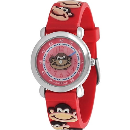 Geneva Platinum Kid's Monkey Design Watc