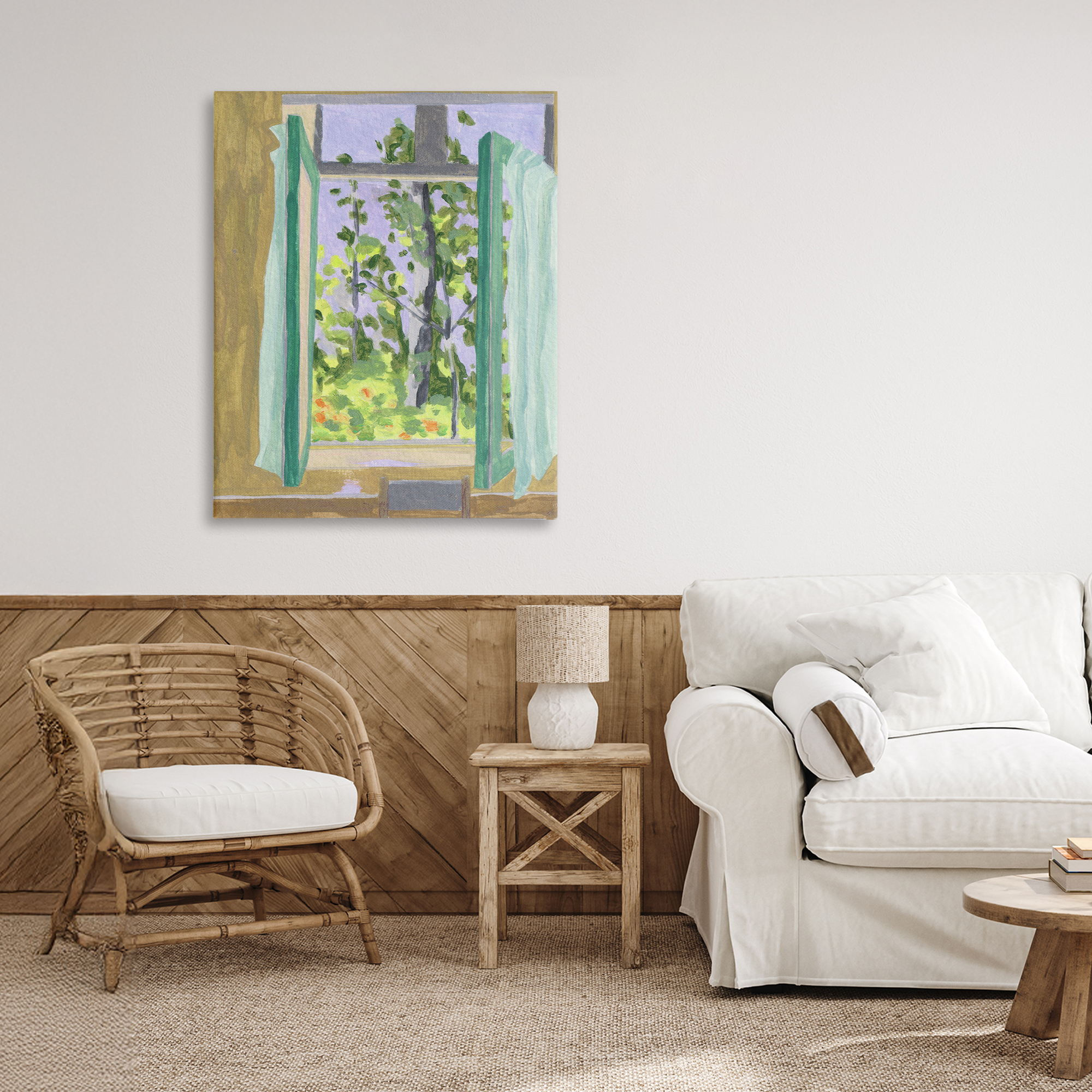 A Seat For Spring Canvas Wall Art, design by Melissa Wang