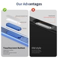 thumbnail image 2 of Decase Shockproof Clear Case with 360° Ring Stand Magnetic for iPhone 16 Pro Max,Anti-Fingerprint,Military Drop Protection,Compatible with Mag-Safe,Soft Edge Translucent Slim Phone Case,Blue, 2 of 10