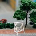 thumbnail image 5 of Kokiya 1:12 Mini Wooden Porch Swing Model Miniature Furniture Dollhouse Decoration Accessories DIY Scene Accessories for Garden Lawn Yard Decor White, 5 of 8