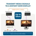 thumbnail image 2 of OREI 4K@60Hz HDMI™ Extender - 10km (Fiber-Optic) (UHD-FOHD10-K), 2 of 11