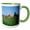 Green/White, variant on 3drose, New York, Finger Lakes, Dairy Farm, Cayuga Lake - Us33 Mgi0074 - Mark Gibson, 11oz Two-tone Black Mug