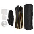 thumbnail image 2 of 65cm Professional Collapsible Softbox Portable Photography Soft Box with Bowens Mount Storage Bag Grid 16PCS Ribs for Portrait Live Stream Video Recording, 2 of 9