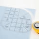 thumbnail image 3 of Slant Ruler, Sewing Quilt Ruler, Sewing Template Quilting Tool, Plastic Ruler1pcs Transparent, 3 of 4