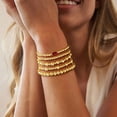 thumbnail image 4 of Turandoss 5PCS Birthstone Bracelets for Women, Dainty Layered Emerald 14K Gold Plated Beaded Birthstone Bracelets Set Trendy Waterproof Stackable Jewelry Birthday Valentines Gifts for Women Girls, 4 of 8