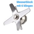 thumbnail image 3 of Lames de Mixeurs pour TWK TM-767 TM-800 -767 800 Pcs de Rechange en Acier Inoxydable, 3 of 6