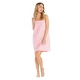 thumbnail image 2 of Turquaz Linen Blush Waffle Spa Bath Wrap, 2 of 6