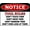Warning Sign 2, variant on Caution Gloves Must Be Worn in This Area - 8"x12" Tin Metal Safety Sign, Novelty Wall Decor for Workshop, Lab