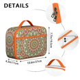 thumbnail image 2 of Boho Chic Mandala Insulated Box Tribal Geometric Design Leakproof for Students, 2 of 6
