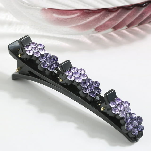 2024 Barrettes Design Floral Scintillant Exquis pour Femmes Pinces à Cheveux Élégantes