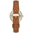 thumbnail image 2 of Time and Tru Women's Crystal Accent Gold Tone Watch with Textured Strap, 2 of 4