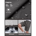 thumbnail image 3 of Pantalones cortos cargo de senderismo FREE SOLDIER para hombre resistentes al agua, 3 of 7