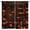 Retro Bookshelf-11, variant on Room Darkening and Shading Curtains, Retro Bookshelf Curtains, Library Bookshelf Books Neatly Arranged Printed Curtains, Kitchen Bedroom Decoration Curtains, Living Room Curtain Set, 42x54 Inches