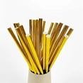 thumbnail image 5 of Gold Party Disposable Tableware Set Paper Plates Cups Napkins, 5 of 5