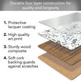 thumbnail image 3 of CounterArt "Meadow Sketch" Hardboard Tabletop Placemats 4-Pack, 3 of 7