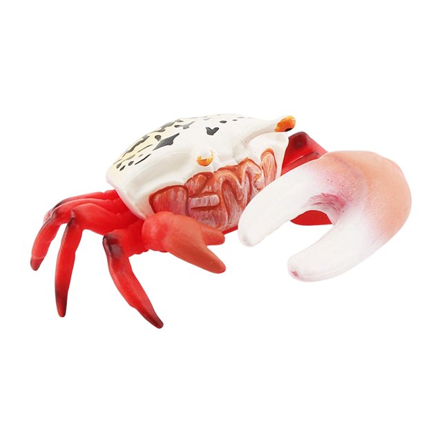 Mini modelo de figuritas de cangrejo, colección de adornos para pasteles, juguete educativo de animales en miniatura, figuras de acción detalladas rea Estilo A CUTICAT estatuilla de animales