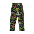 thumbnail image 4 of Sigee Game Joysticks Print Men's Pajama Pants - Soft Lounge Sleep Bottoms with Elastic Waistband and Pockets-Large, 4 of 9