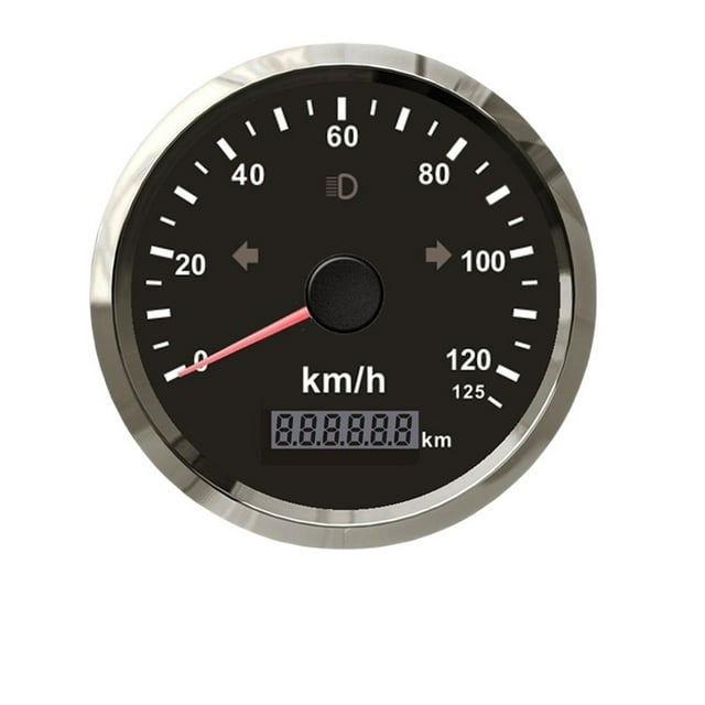 85mm GPS Speedometer Odometer 200km/h GPS Speed Gau For Car Snowmobile Motorcycle Milea Adjustable 12V/24V ,Universal Compatibility