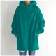 thumbnail image 1 of Sudadera gruesa con capucha para mujer, cárdigan largo con cremallera y bolsillos dobles, prendas de vestir exteriores, ropa de calle de tendencia, Color sólido, 1 of 5