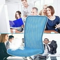 thumbnail image 2 of BestOffice Cheap Desk Chair Computer Adjustable Swivel for Home&Office, Blue, 2 of 7