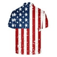 thumbnail image 2 of WAENQINLA Memorial Day Shirts for Men Golf Shirt Casual American Flag Patriotic Golf Shirt 4th of July Independence Day Clothes, 2 of 5