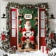 thumbnail image 4 of Cubierta Navideña para Puerta de 35 X 71 Pulgadas | Tela de Poliéster con Estampado de Papá Noel | Decoración Navideña Duradera para Puertas, Paredes y Mesas | Fácil de Instalar para Fiestas Navideña, 4 of 6