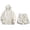 Beige, variant on Likimi Womens Two Piece Set Long Sleeve Hooded Solid Color Zipper Pocket Top With High Waist Shorts Summer Fashion Casual Outfit Set Beige Size L