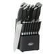 thumbnail image 1 of Juego de cuchillos Oster Lindbergh, 22 piezas, con bloque de cuchillos negro, 1 of 8
