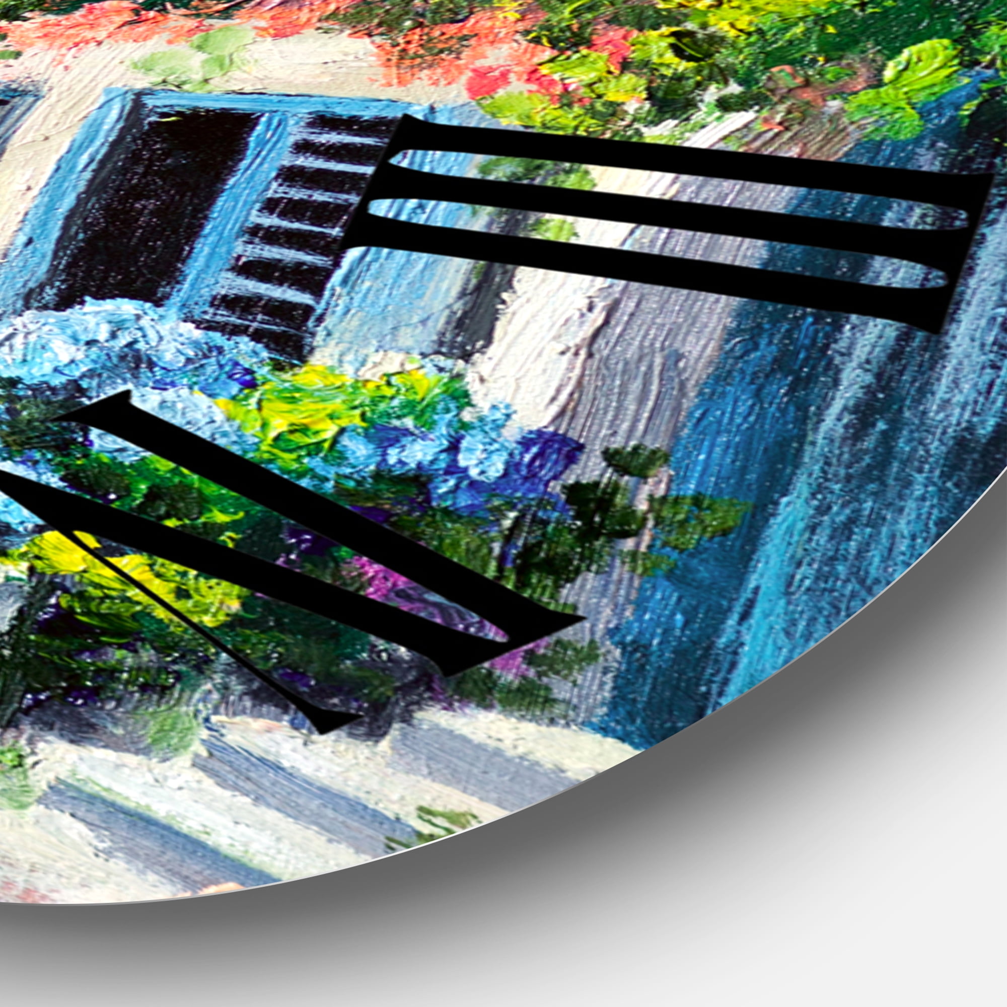 Designart 1 in Quartz Coastal Wall Clock