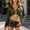 Army Green, variant on Womens Long Sleeve Crop Top, Deep V Neck with Hollow Out Metal Ring Green XS