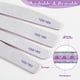 thumbnail image 5 of Limas de uñas Xinnun, 200 unidades, grano 100/180, doble cara, reutilizables, 5 of 7