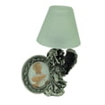 thumbnail image 2 of Angel Holding Baby Votive Candle Holder Lamp Photo Frame Cast Metal Pewter, 2 of 3
