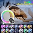 thumbnail image 4 of Luz LED de noche inteligente, luz Q creativa, despertador de ambiente colorido, despertador, Audio Bluetooth, ruido blanco inteligente, 4 of 4