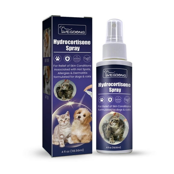 Neues Hydrocortison Spray Pet Anti JuckreizSpray fr Hunde und N6T1