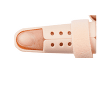XIRQI Finger Splint with Thumb Brace, Ergonomic Thumb Splint, Velcro Straps for Enhanced Fixation, Washable PP Material, Ventilated Design
