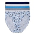 thumbnail image 5 of Hanes Ultimate Comfort Cotton Women's Hi-Cut Panties 5-Pack, 5 of 6