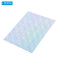 thumbnail image 3 of Unique Bargains 11.7x8.2" Printable Holographic Sticker Paper, 10Pcs A4 Glossy Rainbow Vinyl Sticker Paper Holographic, Style 8, 3 of 7