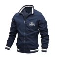 thumbnail image 2 of LONSDALE-Chaqueta de AVIADOR CON CUELLO levantado para hombre, chaqueta de béisbol ajustada informal, última moda de primavera y otoño, alta calidad, 2024, 2 of 4