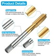 thumbnail image 3 of Uxcell 1pcs 5/16-24 UNF Straight Flute Thread Tap 1pcs 6.9mm Drill Bit Ti-Coated Set, 3 of 7