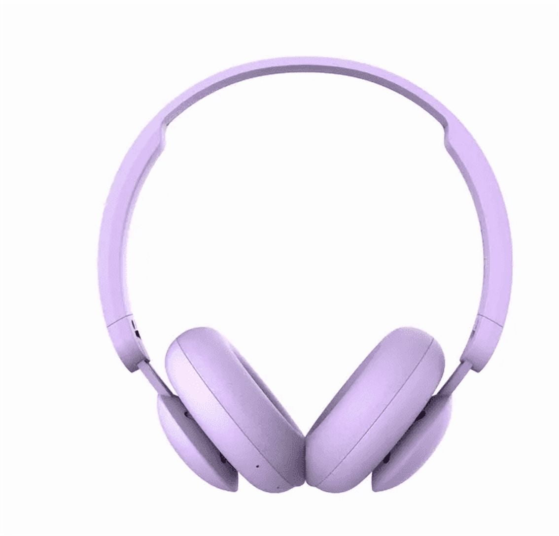 Wireless On-Ear Bluetooth Headphones with Mic and 24-Hour Playtime – Black