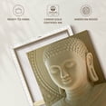 thumbnail image 6 of Elephant Stock Limestone Buddha Wall Art - Religion And Spirituality Canvas Canvas - 18" x 36", 6 of 8