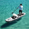thumbnail image 5 of awesafe Inflatable Stand Up Paddle Board with Premium SUP/ISUP Accessories Including Backpack, Bottom Fin for Paddling, Paddle, Non-Slip Deck, Hand Pump, Leash, 5 of 7