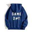 thumbnail image 4 of WEAIXIMIUNG Sweatshirts à Col Rond pour Femmes Designs Mignons Femmes Décontracté Manches Longues Léger Hoodie Sweatshirts Imprimé Graphique Lettre Pull Football Sweatshirts Blouse, 4 of 4