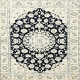 thumbnail image 1 of Ahgly Company Indoor Square Traditional Champagne Beige Medallion Area Rugs, 3' Square, 1 of 6