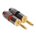 thumbnail image 1 of Banana Connector,24K Gold-plated Pure Copper Audio Connector Banana Plug Sturdy Construction, 1 of 9