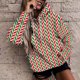 thumbnail image 1 of Pntutb Adies Invierno Manga Larga Impreso Suéter Sombrero Casual Top Suéter Con Capucha Pntutb Pntutb-2779, 1 of 8