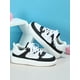 thumbnail image 3 of Women Two Tone Skate Shoes, Lace-up Front Sporty Sneakers, 3 of 5
