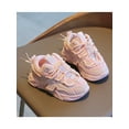 thumbnail image 5 of SIMANLAN Boys Girls Running Shoe Low Top Warm Shoes Non-Slip Sneakers School Breathable Trainers Sports Lace Up Pink, Warm Lined 1Y, 5 of 7