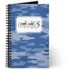 Cafepress Personalized Camouflage Blue J